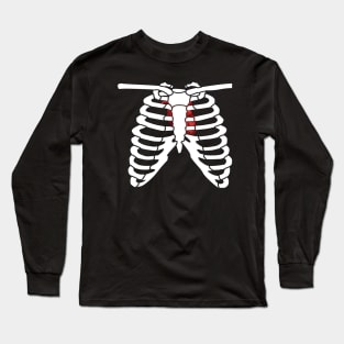 Dead Man's Chest Plus Heart. Long Sleeve T-Shirt